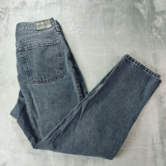 Everlane Womens 90s Cheeky Jeans 30R High Rise Straight Organic Cotton Blue Vibe - Picture 7 of 10